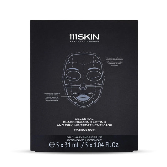 111SKIN Celestial Black Diamond Lifting And Firming Treatment Mask. x5